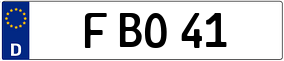 Truck License Plate